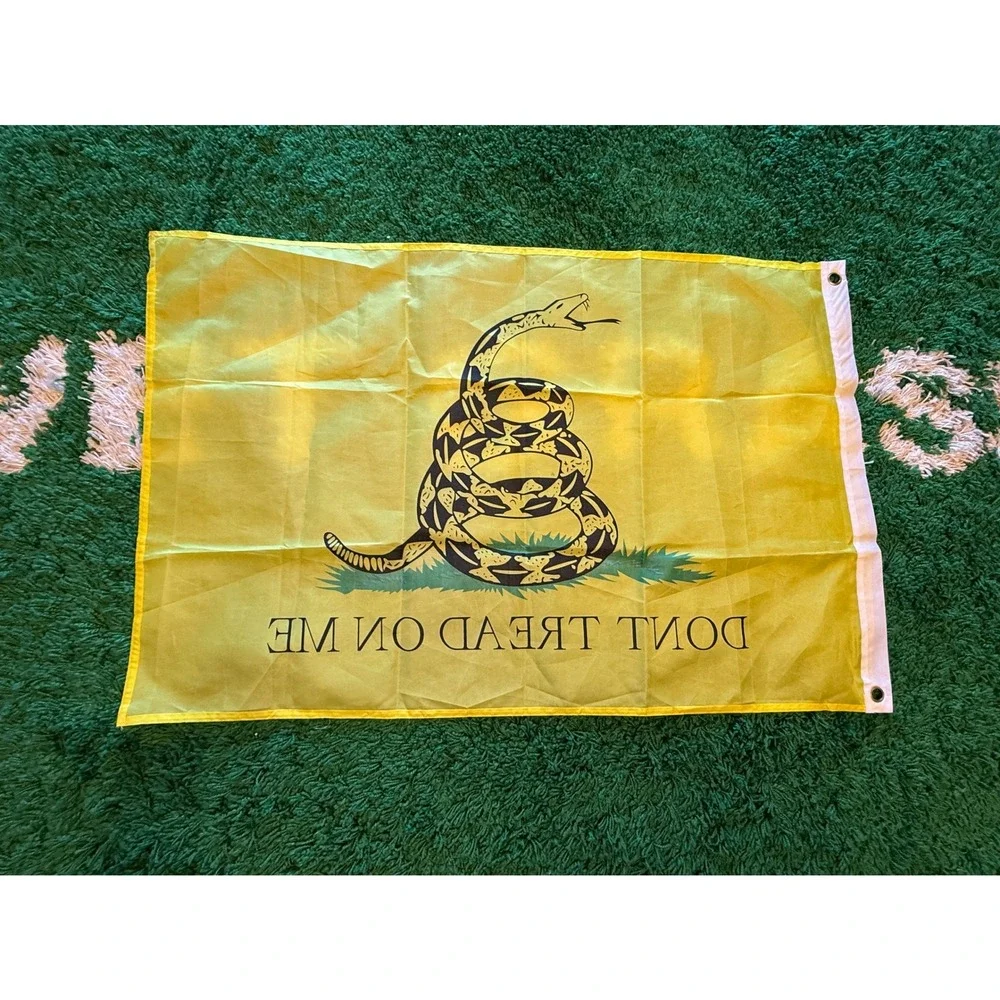 Unbranded Gadsden Flag Unisex 2x3 Yellow Excellent Dont Tread On Me Snake Banner